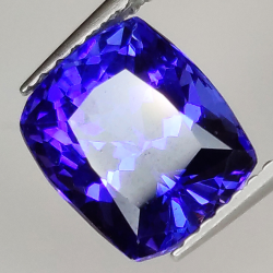 Tanzanite rectangular cushion cut 3.31ct