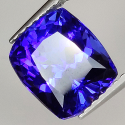 Tanzanite rettangolare taglio cuscino 3.31ct