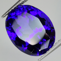 Tanzanite taglio ovale 7.35ct