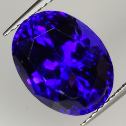 Tanzanite oval cut 7.35ct