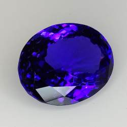 Tanzanite taille ovale 6.57ct