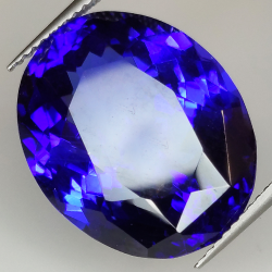 Tanzanite taglio ovale 18.29t