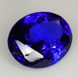 Tanzanite oval cut 18.29t