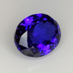 Tanzanite taille ovale 6.74t