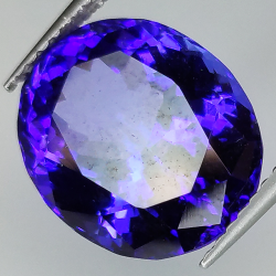 Tanzanite taglio ovale 6.78ct