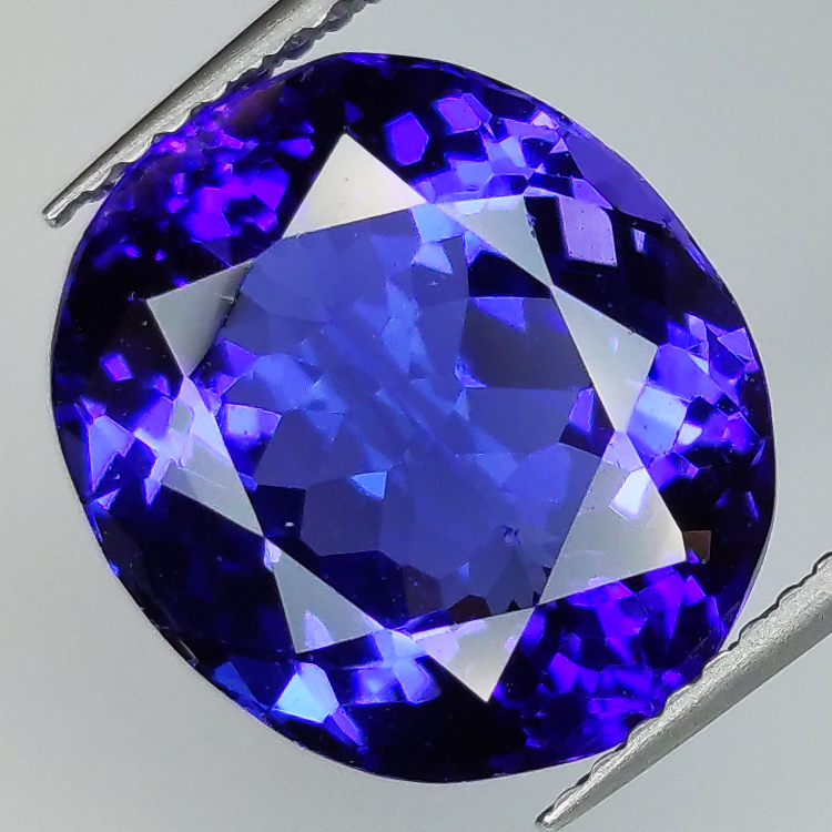 Tanzanite taglio ovale 6.88t