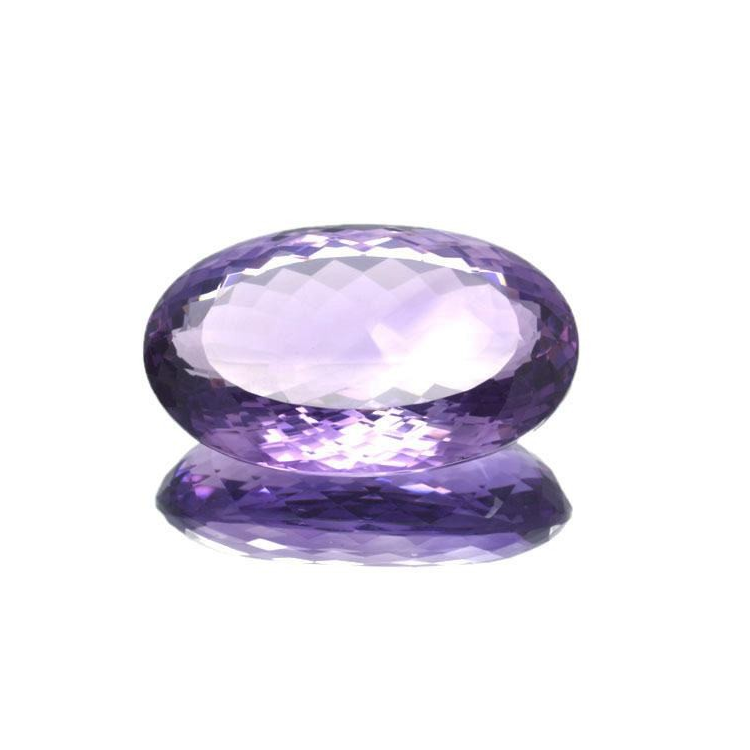 55.97ct Amethyst Oval Cut 33.7x20.3mm