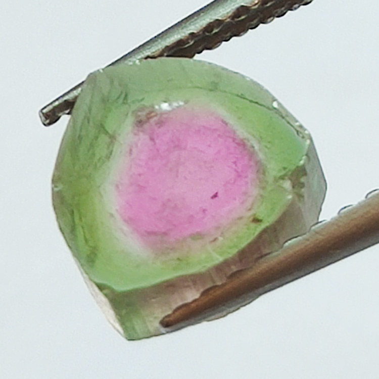 1,86 ct Wassermelonen-Turmalin 7,13 x 6,68mm