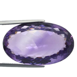 55.97ct Amethyst Oval Cut 33.7x20.3mm