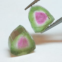 Tourmaline Pastèque 3.28ct 6x5mm