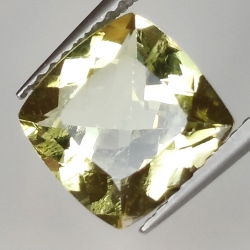 2,35ct Heliodoro Größe Cushion