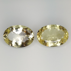 9.61ct Heliodoro Dimensione ovale