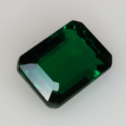 2.64ct Hydrothermal emerald emerald cut 9.44x6.92mm