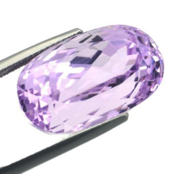 23,34ct Kunzite taglio ovale 20,00x12,10 mm