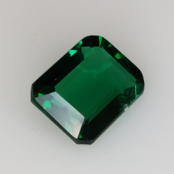 2.42ct Hydrothermal emerald emerald cut 8.95x7.33mm