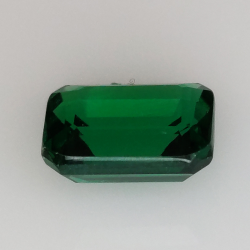 2,42ct Émeraude hydrothermale taille émeraude 8,95x7,33mm