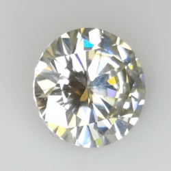 4,10 ct Moissanit Rundschliff 10,87 x 10,83 mm