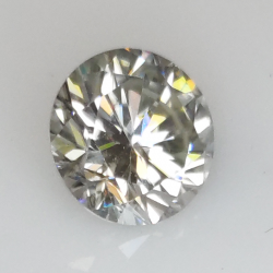 2.10ct Moissanita talla redonda 8.42x8.46mm