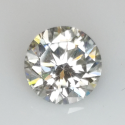 2.10ct Moissanite round cut 8.42x8.46mm