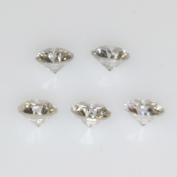 Taglio rotondo di Moissanite da 1,19 ct, 4,05 mm