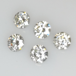 Taglio rotondo di Moissanite da 1,19 ct, 4,05 mm