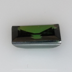 2.41ct Moissanita Verde talla princesa 9.17x7.46mm