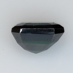 Moissanite verde taglio smeraldo da 2,98 ct, 8,48 x 7,66 mm