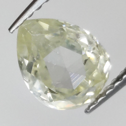 Moissanita pear size 1.15ct