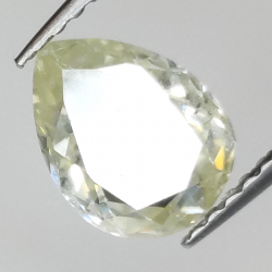 Moissanita pear size 1.15ct