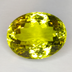 Quartz citron de taille ovale 29.10 ct