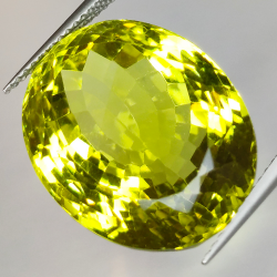 Quartz citron de taille ovale 29.10 ct