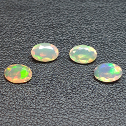 Calibrated oval cut opal