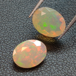 Calibrated oval cut opal