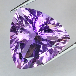 10.52ct Amatista talla trilliant 15.75x15.70mm