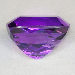 12.67ct Amatista talla cojín 14.11x13.71mm