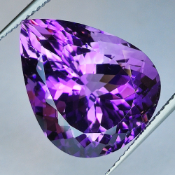 16.58ct Améthyste taille poire 19.55x15.61mm