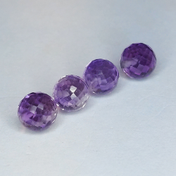 6.26ct Amethyst briolette cut 6mm