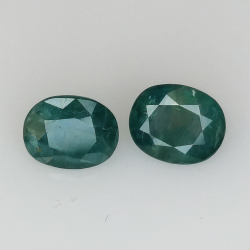 Grandidierite taglio ovale 1,23ct