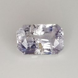 Zaffiro viola taglio smeraldo da 1,55 ct 7x5 mm