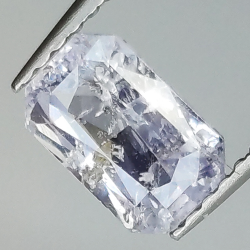 1,55 ct Violetter Saphir im Smaragdschliff, 7 x 5 mm