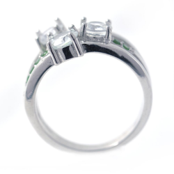 Bague Argent 925 et Multigemmes