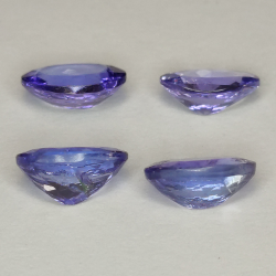 Tanzanite ovale taillée 7x5 mm