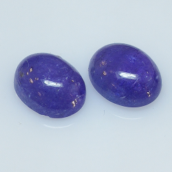 Tanzanite ovale taglio cabochon