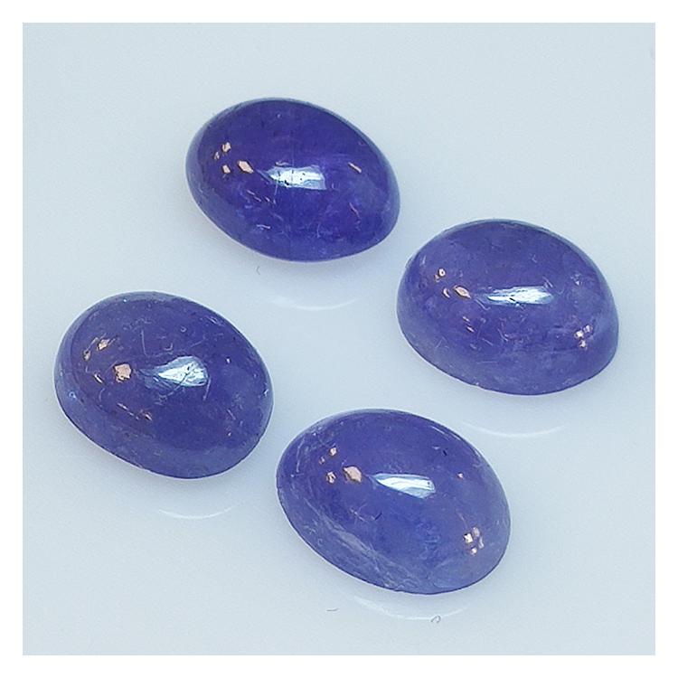 Tanzanite oval cabochon cut