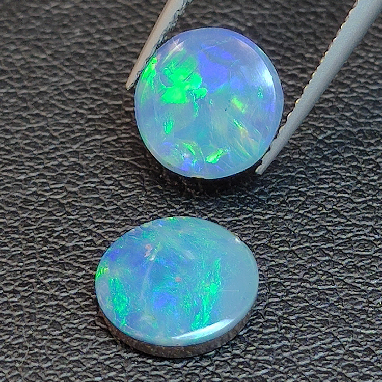 Doublette Australischer Opal Rund 2,67ct