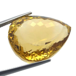 64.10ct. Citrine Pear Cut