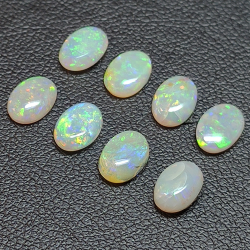 4.75ct Noble Opal Oval cabochon 8pc