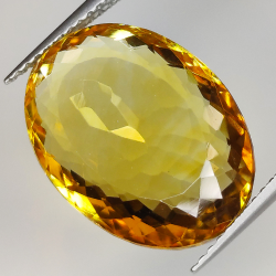 12.82ct Citrine Oval Cut 17x12mm