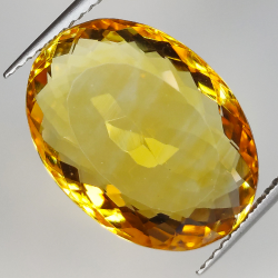 12,82ct Citrin Ovalschliff 17x12mm