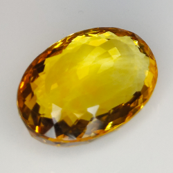 12,82ct Citrin Ovalschliff 17x12mm